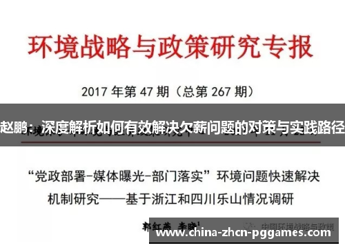 赵鹏:深度解析如何有效解决欠薪问题的对策与实践路径 赵鹏:深度解析如何有效解决欠薪问题的对策与实践路径