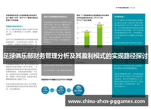 足球俱乐部财务管理分析及其盈利模式的实现路径探讨 足球俱乐部财务管理分析及其盈利模式的实现路径探讨